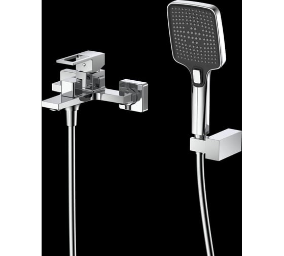 Смеситель для ванны с душем DQ Dortmund DA1713201 короткий излив хром DA1713201