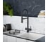Смеситель для кухонной мойки с фильтром DQ черный DA1462505Black 2