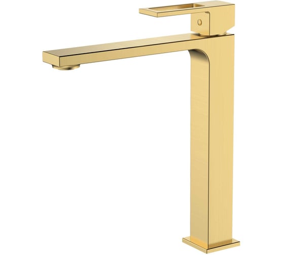 Смеситель для раковины DQ высокий Dortmund матовое золото DA1712007