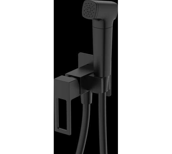 Смеситель с гигиеническим душем DQ Dortmund встраиваемый черный DA1714505