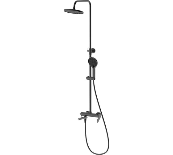 Душевая система со смесителем DQ Dusseldor графит DA1723706