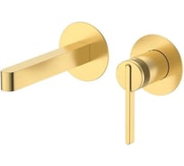 Смеситель для раковины DQ Bonn DA1704407 встраиваемый настенный мат.золото DA1704407