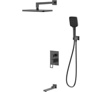 Душевая система для ванны и душа DQ Dortmund DA1715606 встраиваемая с изливом графит DA1715606