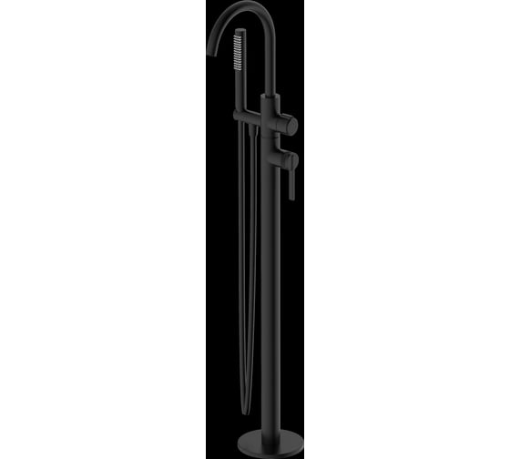 Напольный смеситель для ванны с душем DQ Bonn черный DA1706005