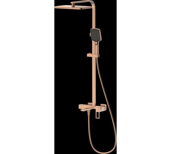 Душевая система со смесителем DQ Dortmund DA1713733 браш.роз.золото DA1713733