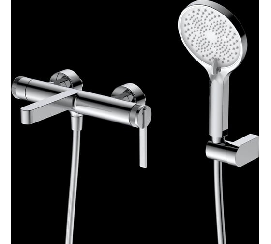 Смеситель для ванны с душем DQ Bonn DA1703201 короткий излив хром DA1703201