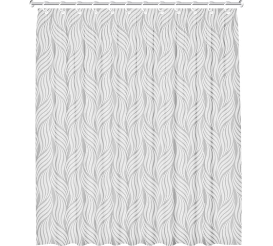 Штора для ванной FRESH CODE с принтом Узоры, 180*180см /24/1 77185