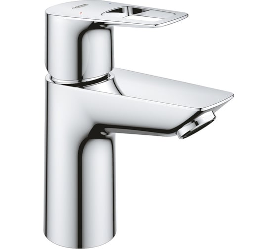 Смеситель для раковины GROHE BauLoop с донным клапаном, хром 23876001