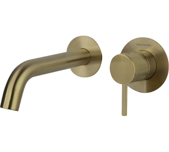 Встраиваемый смеситель для раковины Ramon Soler 24 см ODISEA золото 392103OC