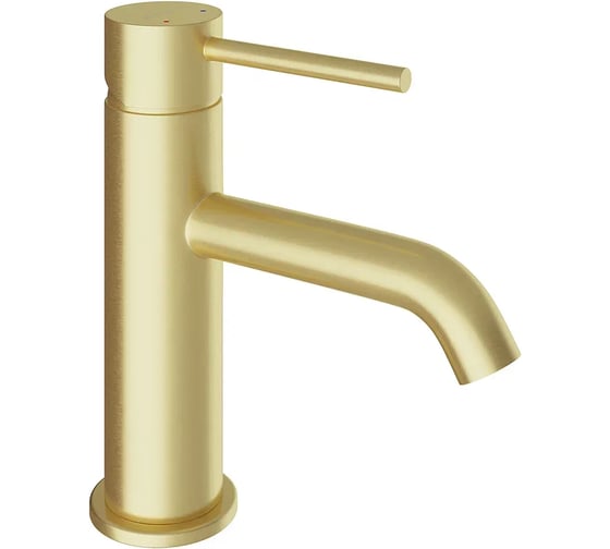 Смеситель для раковины AQUEDUTO CANO M шлифованное золото CAN0250