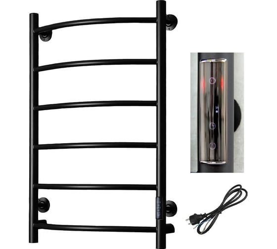 Полотенцесушитель Тругор Пэк сп 5 80х50 черный ВГП - сенсор НФ-00000234