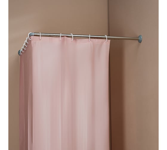 Карниз для ванной VETTA угловой, 90x90x90 см, нерж.сталь 461-142