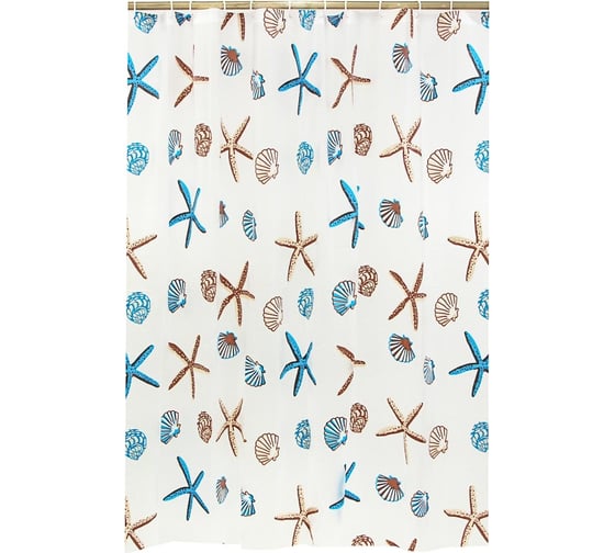 Шторка для ванной VETTA винил, 180x180 см, "Мэринелла" 461-169 1