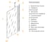 Душевая перегородка RGW, 140×195 см, WA-110, хром/прозрачное/8 мм, 351011014-11 2
