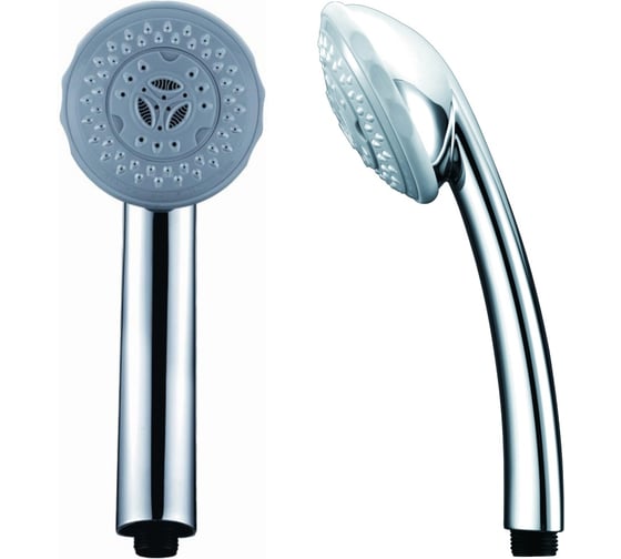 Лейка для душа ручная ViEiR 5 режимов, хром, круглая, ABS-пластик, для душевой системы, подключение 1/2 VR5011