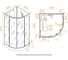 Душевая кабина RGW 90x90x200 AN-208-B Полукруг/Чёрный/Матовое/5 мм 381320899-24 2