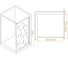 Душевая перегородка RGW 110x195 WA-002 B Чёрный/Тонированное(серое)/6 мм (Easy) 35100211-34 2