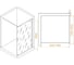 Душевая перегородка RGW 120x195 WA-010 B Чёрный/Тонированное(серое)/8 мм 351001012-34 2