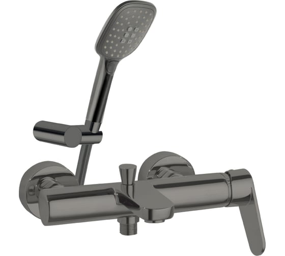 Смеситель для ванны с душевым комплектом Ramon Soler ALEXIA графит 360501Q3GR