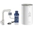 Комплект для кухни GROHE Red Mono с L-образным вентилем, бойлером M-Size и фильтром, суперсталь 30339DC1 1