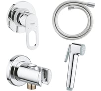 Набор для гигиенического душа GROHE BauLoop скрытого монтажа, хром 129189