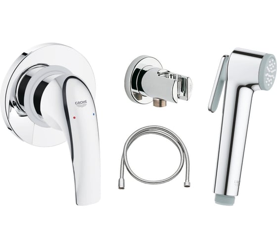 Набор для гигиенического душа GROHE BauCurve, хром 129185