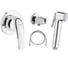 Набор для гигиенического душа GROHE BauCurve, хром 129185 1