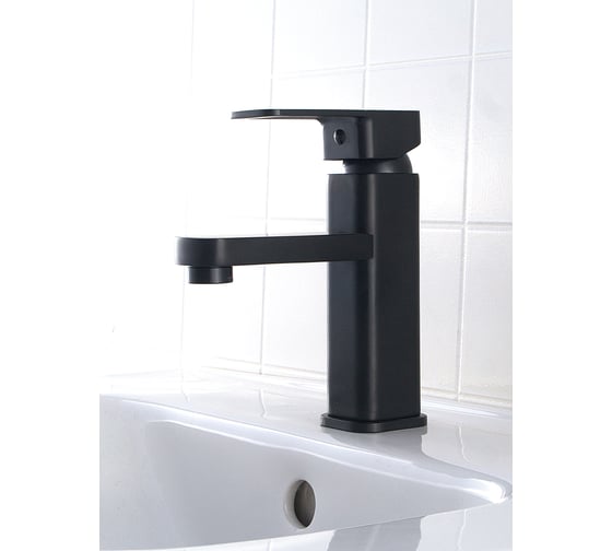 Смеситель для раковины POTATO матово-чёрный P1006BL