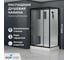 Душевая кабина RGW 90×100×200 см, AN-207-B, прямоугольник, чёрный, Frost Line 6 мм 411320790-94 2