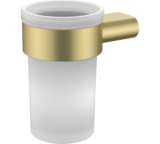 Стакан для зубных щеток IDDIS, нержавеющая сталь, Petite, золото матовое PETG0SGi45