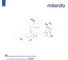 Cмеситель для ванны Milardo хром глянцевый, Макс (Maks) MAKSB00M02 9