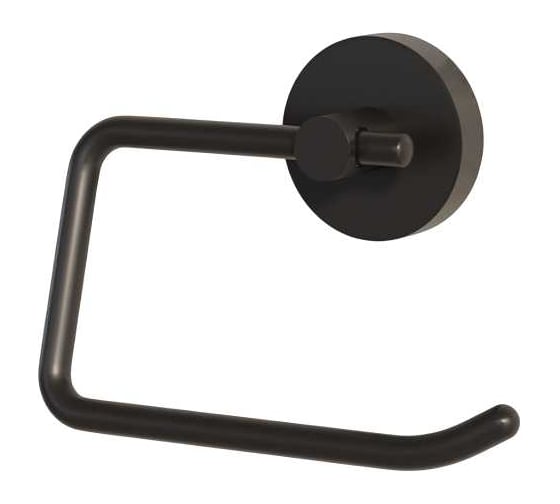 Держатель для туалетной бумаги IDDIS без крышки, черный матовый, сплав металлов, Sena SENSB00i43