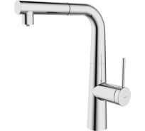 Смеситель для кухни IDDIS Pure с фильтром и выдвижным изливом, хром PURSBPFi05N