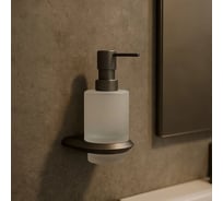 Дозатор жидкого мыла Knotlor, оружейная сталь LD103GM