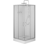 кабина душевая 90x90 квадратн, профиль хром мат, стекло прозрачн AM.PM Above W9XC-403-9090MT