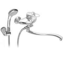 Смеситель для ванны SMT SMART длинный 350 мм с кривым изливом SM403-08