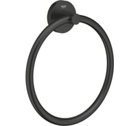 Кольцо для полотенца Grohe Essentials черный матовый 1024612430