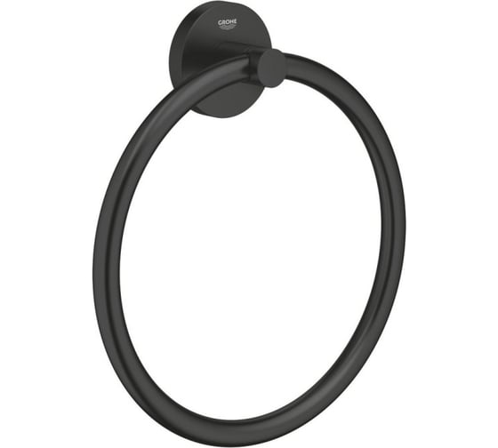 Кольцо для полотенца Grohe Essentials черный матовый 1024612430
