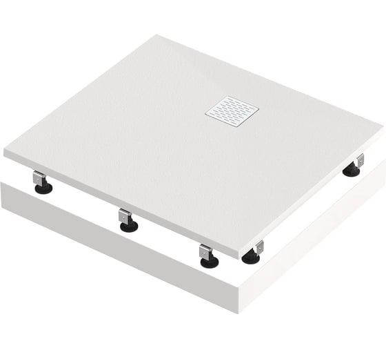 Литьевой поддон GooD DooR Essentia 2 белый, 900x800 (слив по ЦДС) ЛП00215