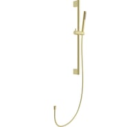 Душевой гарнитур Aqueduto AQD CHUVA, душ-палочка, штанга 700 мм, шлифованное золото CHU2550