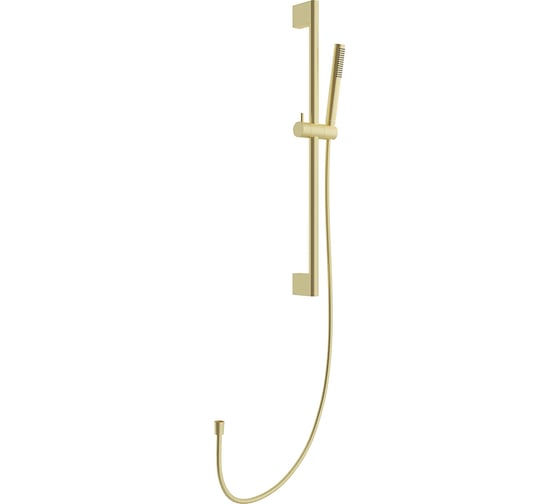 Душевой гарнитур Aqueduto AQD CHUVA, душ-палочка, штанга 700 мм, шлифованное золото CHU2550