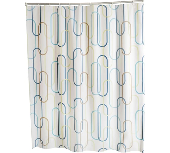 Штора для ванной комнаты RIDDER Clip 180x200 см мультиколор 3124300