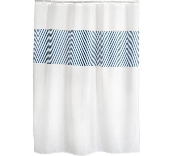 Штора для ванной комнаты RIDDER Spike 180x200 см, синий 4120303