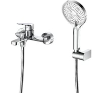 Смеситель для ванны с душем DQ DQ Frankfurt короткий излив, хром DA1733201