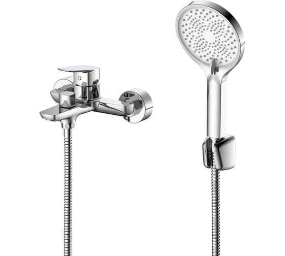 Смеситель для ванны с душем DQ DQ Hamburg короткий излив, хром DA1743201