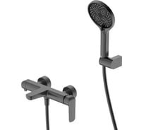 Смеситель для ванны с душем DQ DQ Dusseldor короткий излив, графит DA1723206