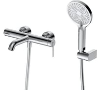 Смеситель для ванны с душем DQ DQ Koln короткий излив, хром DA1753201