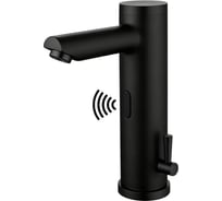 Смеситель для раковины Santi Line PHOTOCELL инфракрасный, чёрный матовый SL-9025MB