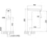 Смеситель для раковины Santi Line PHOTOCELL с высоким корпусом, инфракрасный SL-9028 2