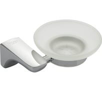 Мыльница стеклянная с креплением к стене Санакс серия ТИТАН 77004